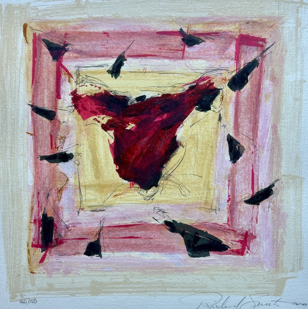 Zeefdruk Richard Smeets  ZOMEROPRUIMING, Antiek en Kunst, Kunst | Litho's en Zeefdrukken, Gesigneerd, Verzenden, Zeefdruk