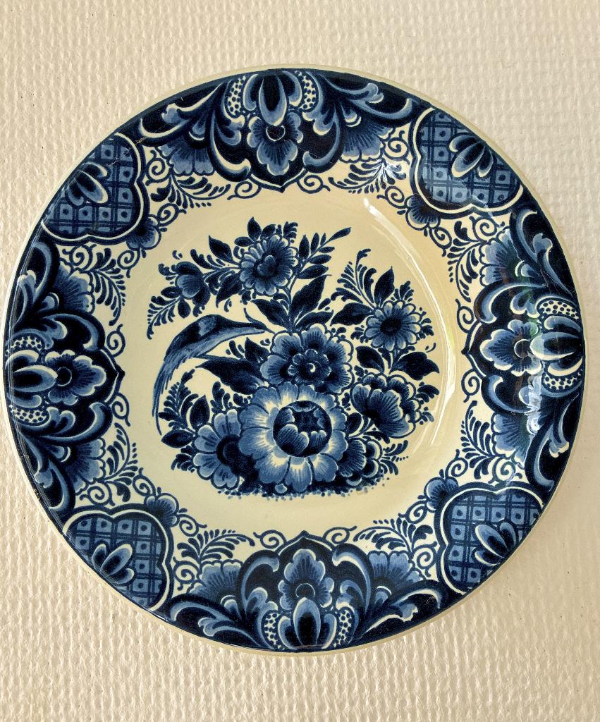 Bord decoratief porselein voor aan de muur, Ophalen of Verzenden