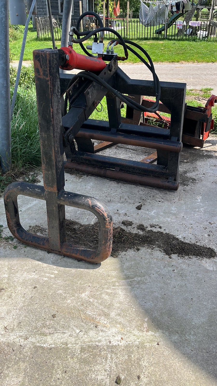 Balenklem euroaansluiting, Ophalen, Weidebouw