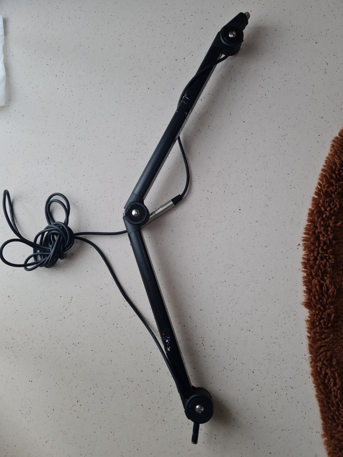 Inox microfoon standaard (houder ontbreekt), Ophalen of Verzenden, Gebruikt, Overige typen