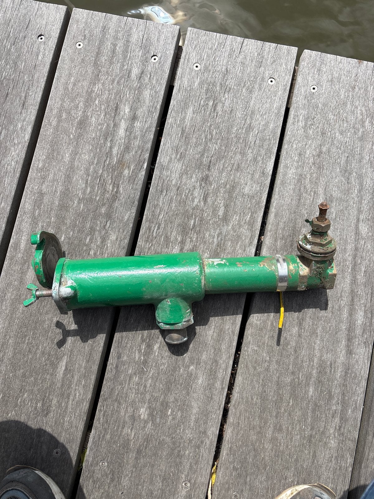 Koelwater inlaat met filter voor boot of sloep, Ophalen, Gebruikt, Motor en Techniek
