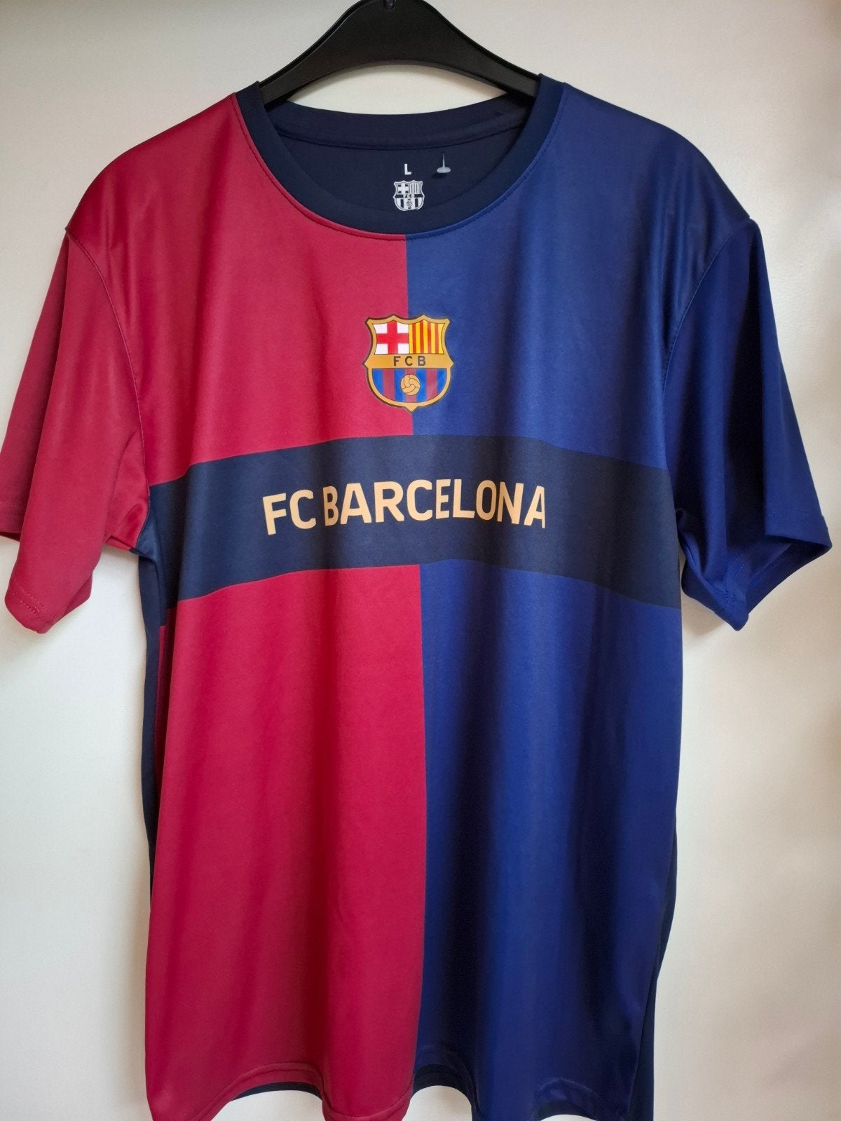 Fc Barcelona voetbal shirt maat L, Ophalen of Verzenden, Zo goed als nieuw, Buitenlandse clubs, Shirt