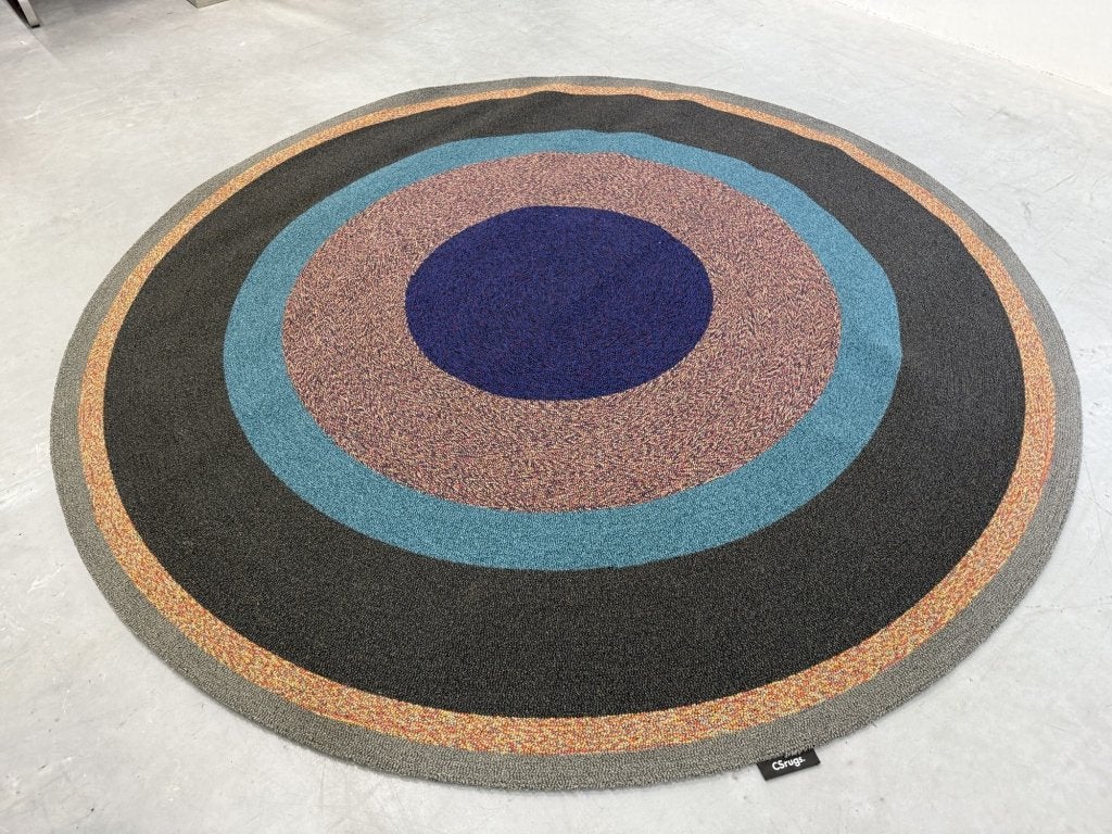 Nieuw Csrugs Circular Vloerkleed Wol Design Tapijt Rond D230, Csrugs, Rond, 200 cm of meer, Bruin