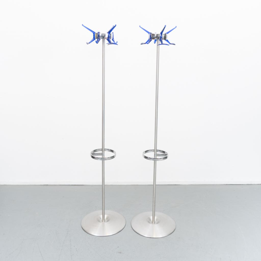 8 Kartell Hanger Kapstok RVS Kobalt Blauw, Niet ingevuld, Zo goed als nieuw, Niet ingevuld, Niet ingevuld