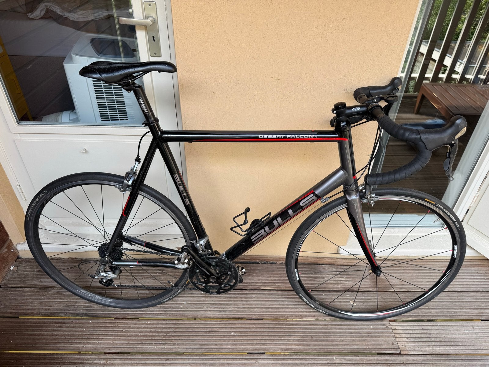 Bulls Desert Falcon 1 Racefiets - Shimano Ultegra - 64cm, 28 inch, Gebruikt, Velgrem, 61 tot 65 cm