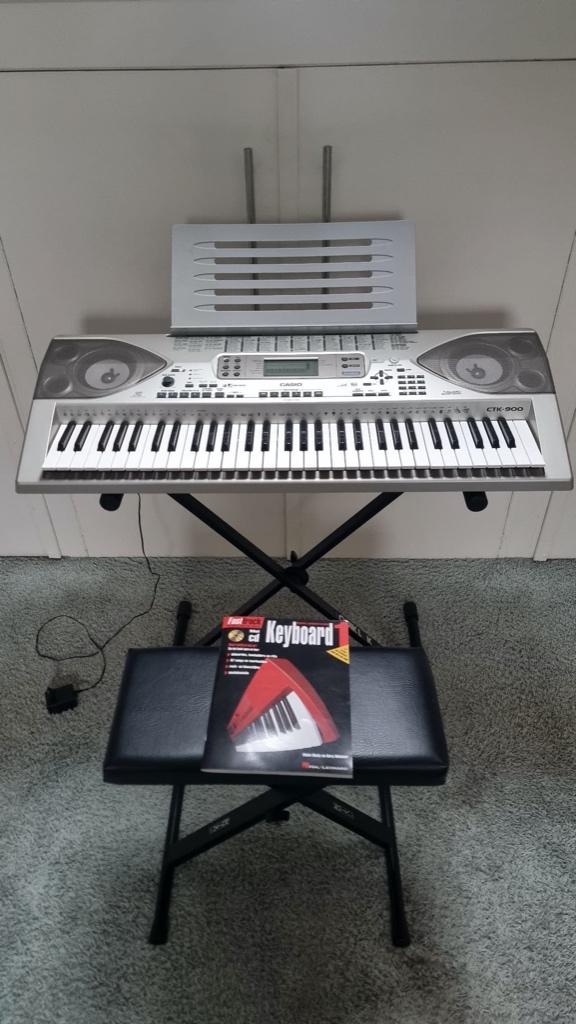 Keyboard Casio CTK-900 - Nieuwstaat - nauwelijks gebruikt, Ophalen, Casio, 61 toetsen, Zo goed als nieuw