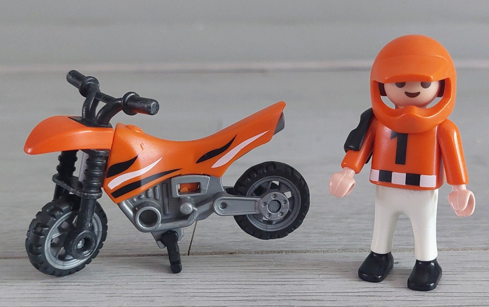 Playmobil 4698 - Kind op crossmotor, Ophalen of Verzenden, Zo goed als nieuw