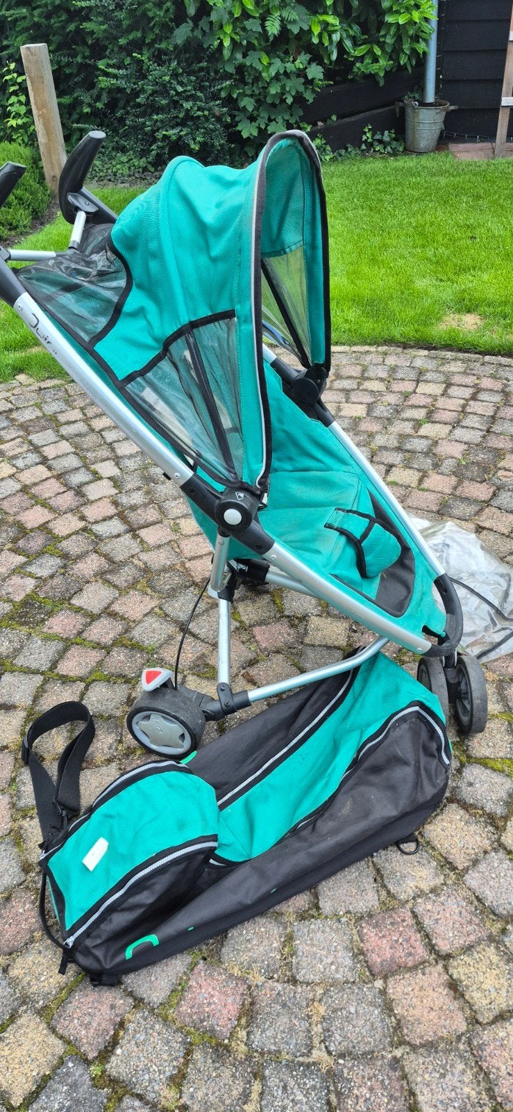 Quinny Zapp Xtra 2 Buggy met Regenhoes en opbergzak, Ophalen of Verzenden, Gebruikt, Quinny, Verstelbare rugleuning