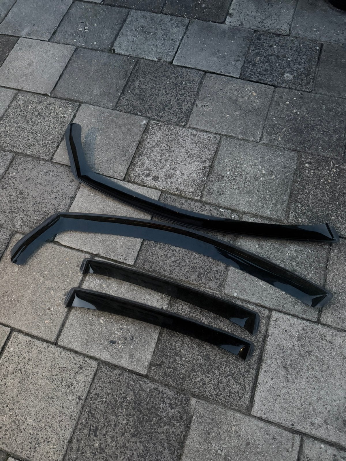 Nette set zijwindschermen en complete 3D achterlogo golf 5, Ophalen of Verzenden, Gebruikt, Volkswagen