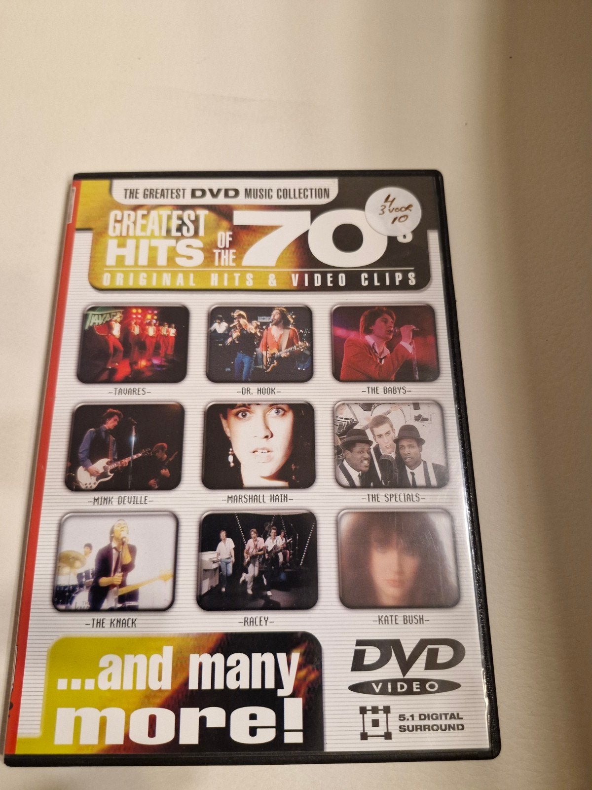 Greatest Hits of the 70's - Original Hits & Video Clips DVD, Alle leeftijden, Ophalen of Verzenden, Muziekvideo's, Inclusief doosje