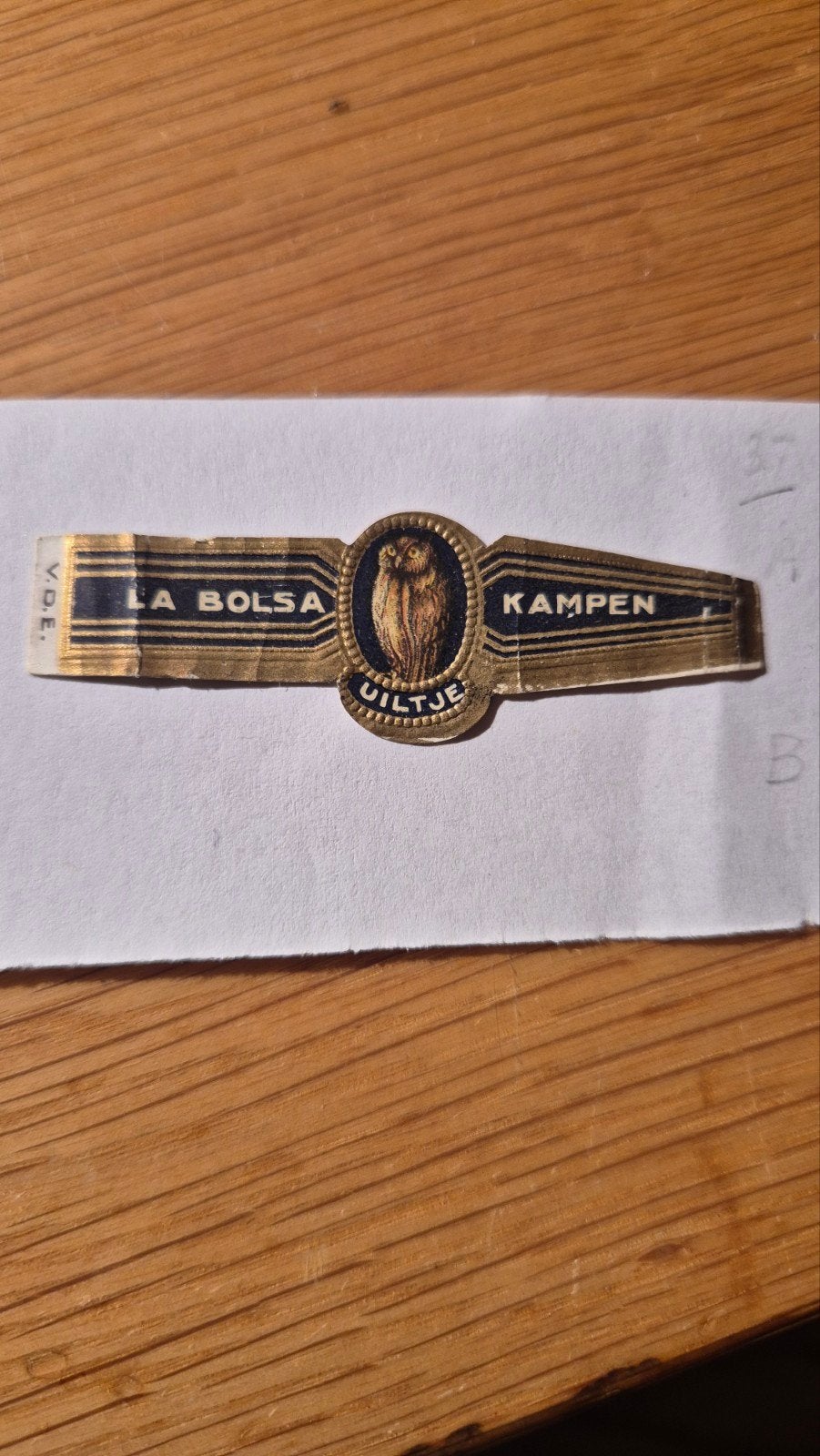 Sigarenbanden, Ophalen, Zo goed als nieuw, Sigarenbandjes