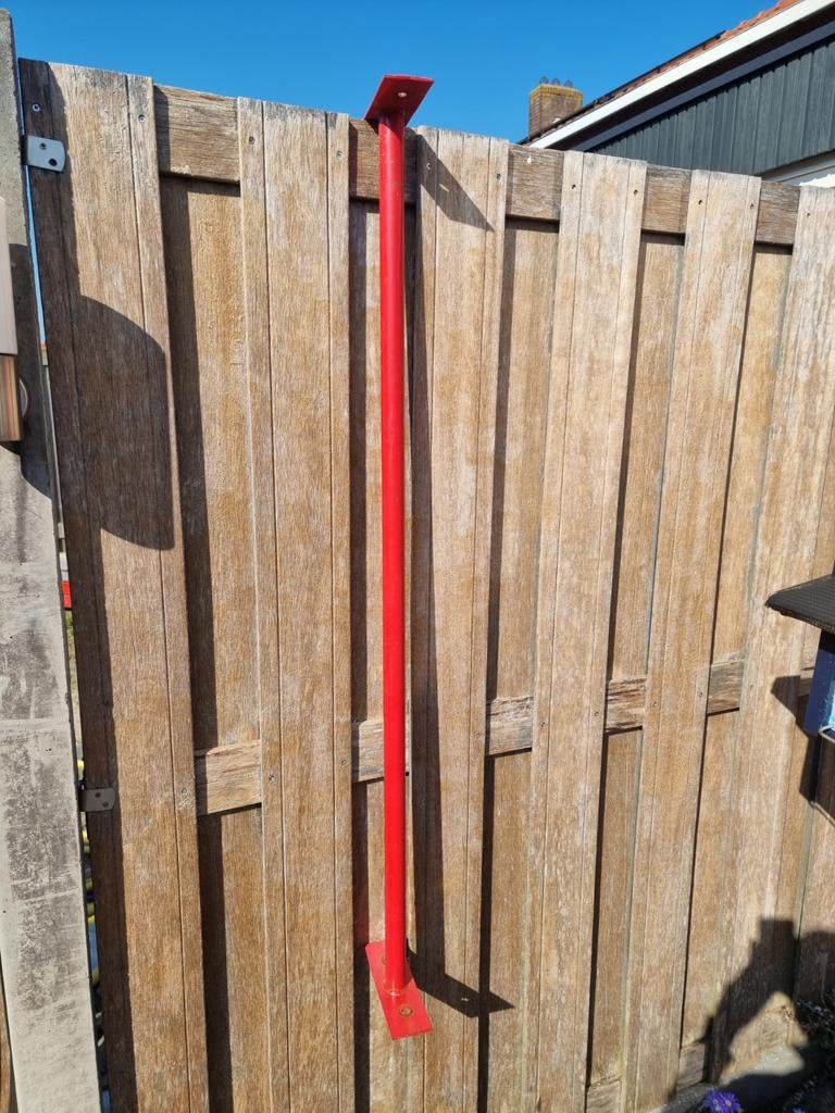 Rode rekstok 125 cm, Ophalen of Verzenden, Gebruikt