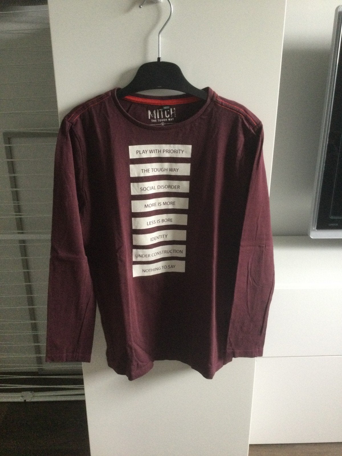 Longsleeve van Mitch maat 146-152, Kinderen en Baby's, Ophalen of Verzenden, Zo goed als nieuw, Shirt of Longsleeve, Jongen