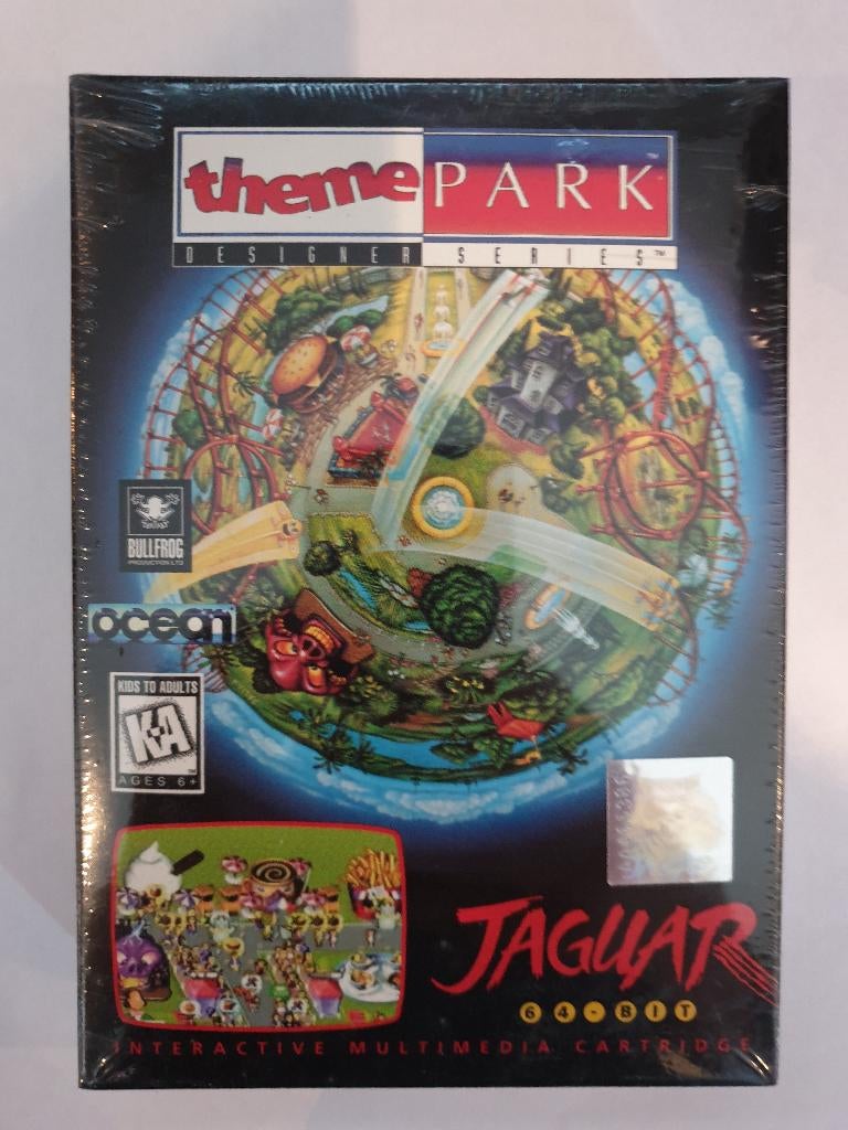THEME PARK geseald NEW, Spelcomputers en Games, Games | Atari, Atari Jaguar, 1 speler, Racen en Vliegen, Nieuw