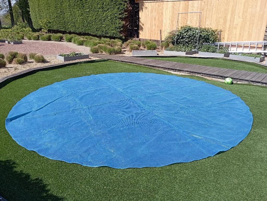 Intex zwembad afdekzeil (diameter: 532 cm), Ophalen, Gebruikt, Afdekzeil