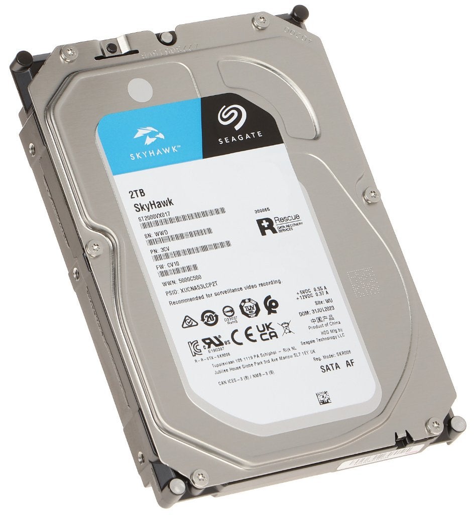 Seagate SkyHawk 2TB, Computers en Software, Ophalen, Intern, 2TB, Server