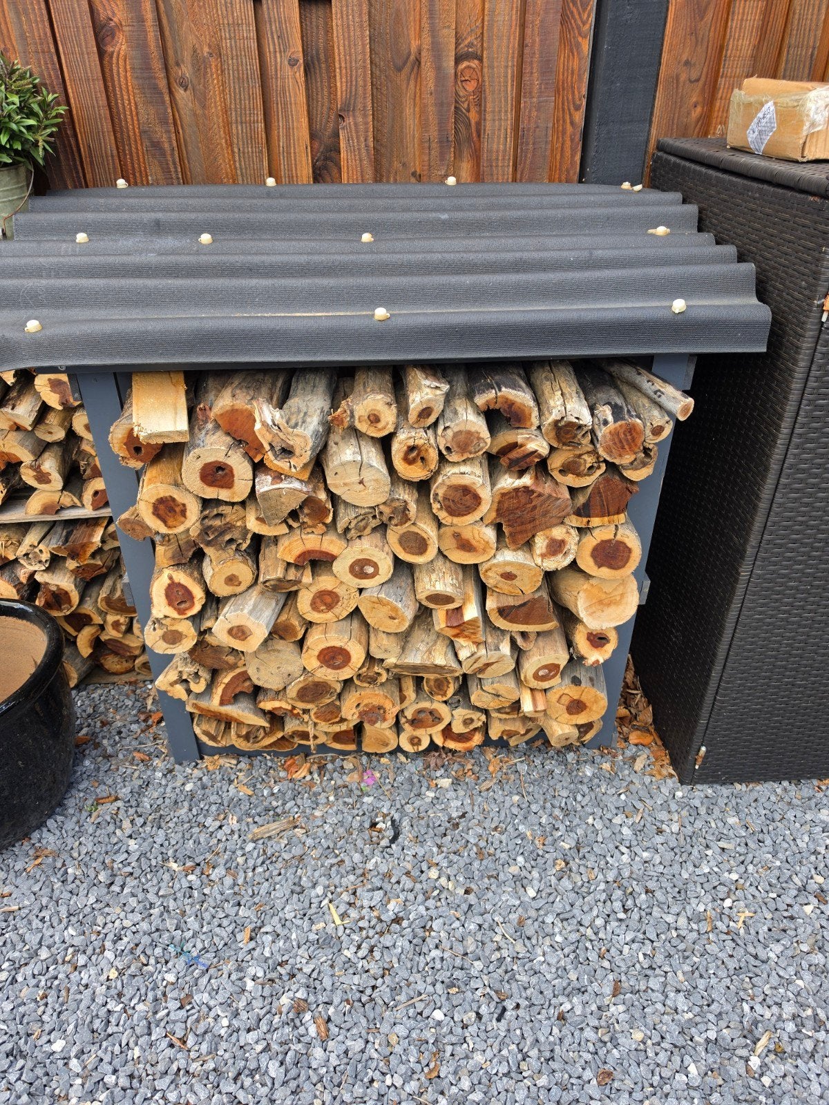 Openhaard kast voor buiten - 100x100x70 cm, Minder dan 3 m³, Ophalen