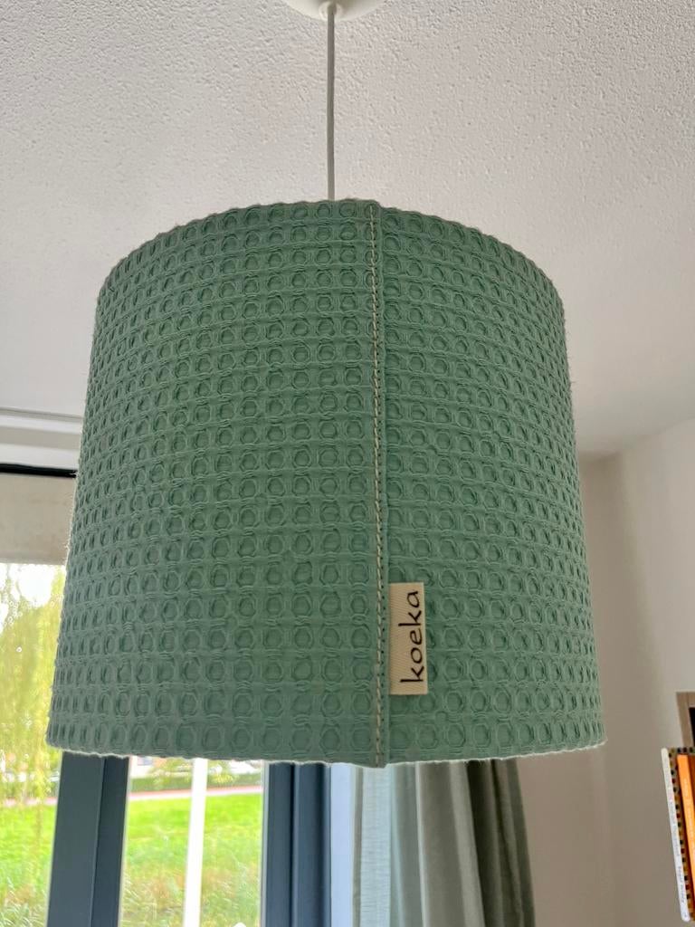Koeka lampen mint groen, Ophalen of Verzenden, Zo goed als nieuw, Groen, Rond