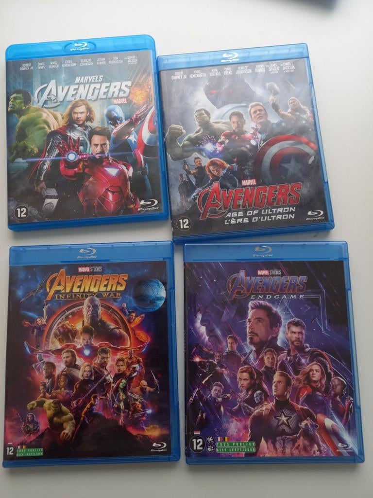 Marvels Avengers, 4 bluray's., Ophalen, Zo goed als nieuw, Actie