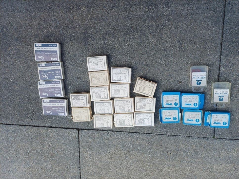 wedstrijd haakjes 25 doosjes zie omschrijving, Verzenden, Nieuw, Haak