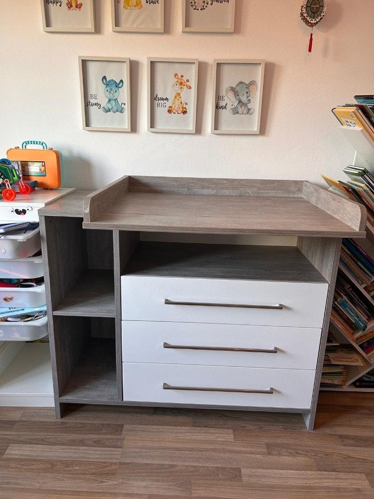 Baby Commode / Dressoir met Opbergvakken, Ophalen, Gebruikt, 50 tot 70 cm, 100 cm of meer