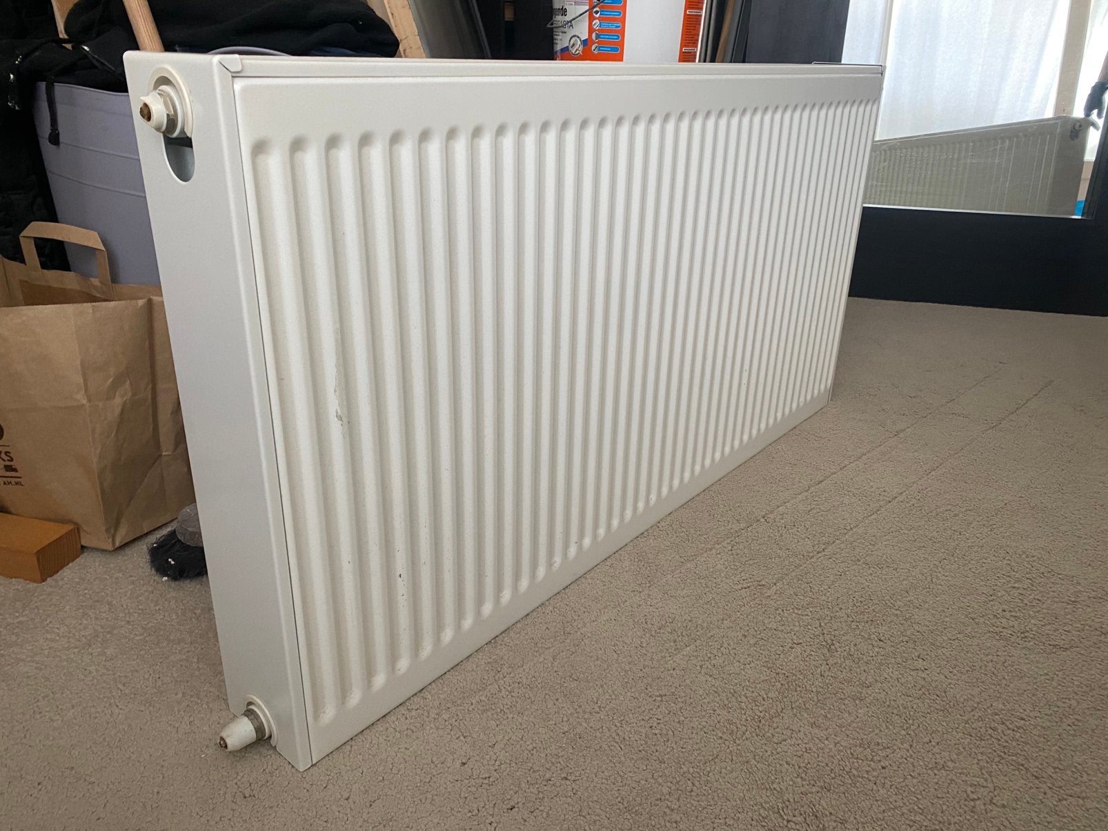 Witte Radiator, Doe-het-zelf en Verbouw, Verwarming en Radiatoren, 30 tot 80 cm, Radiator, Minder dan 60 cm, Ophalen of Verzenden