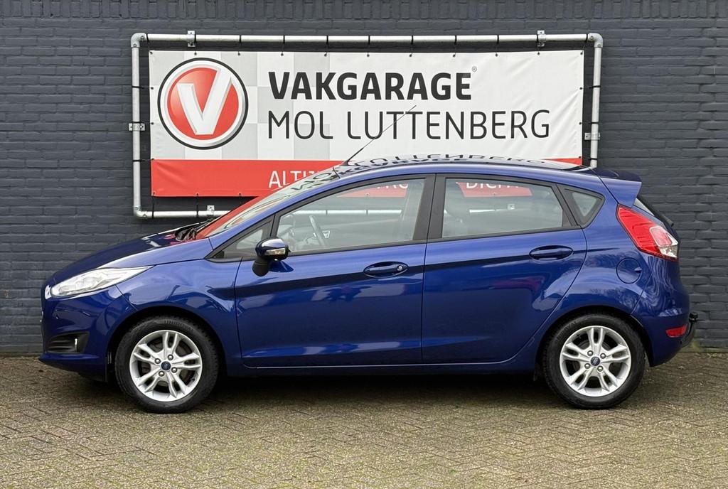 FORD Fiesta 1.0 80PK 5D S/S Style, STOELVERW. PDC, TREKHAAK,, Auto's, Voorwielaandrijving, Stof, Gebruikt, 525 kg