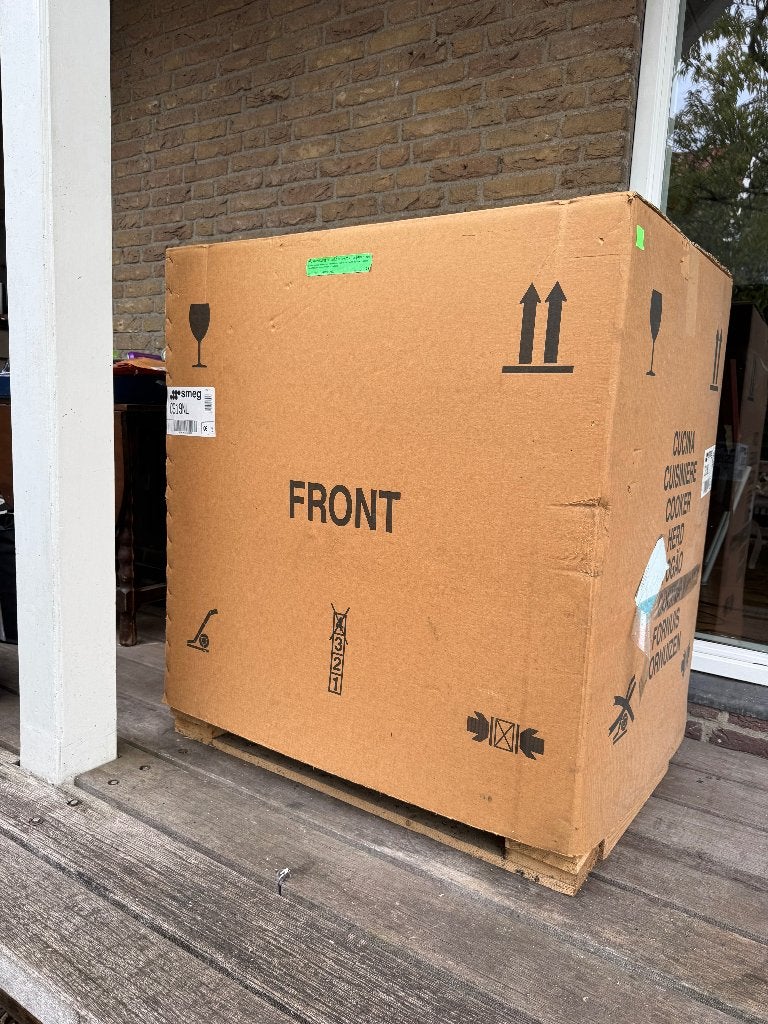 Bijzonder: Nagelnieuw SMEG CS-19 gasfornuis, Ophalen, 60 cm of meer, Nieuw, Gas