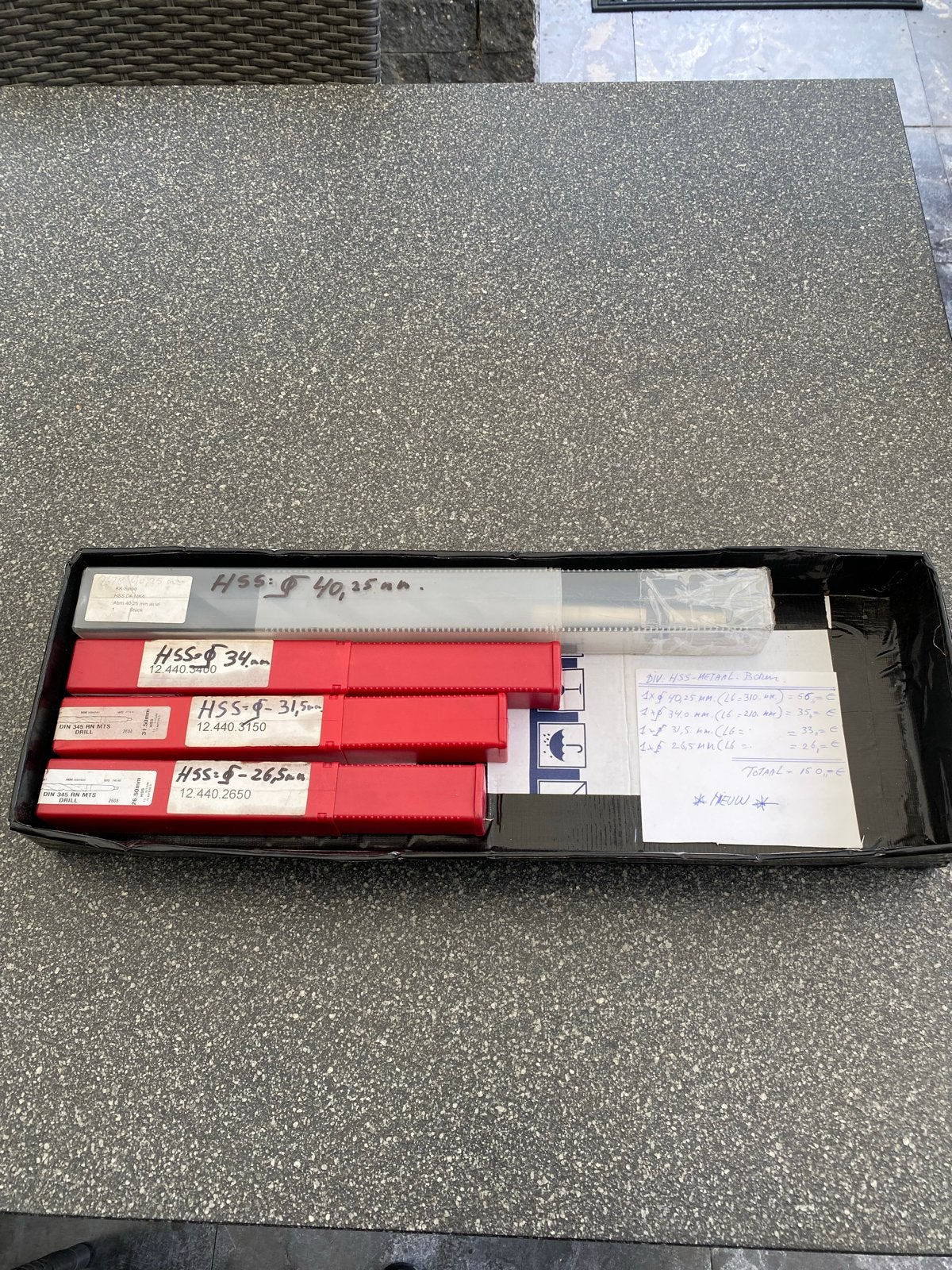 Nieuwe HSS Metaalboren Set - Diverse Maten, Ophalen of Verzenden, Nieuw, Overige typen