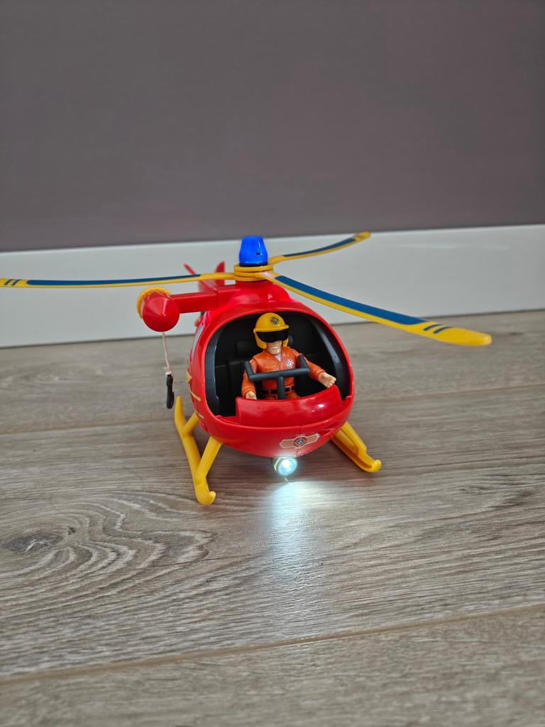 Brandweer Sam helikopter, Ophalen