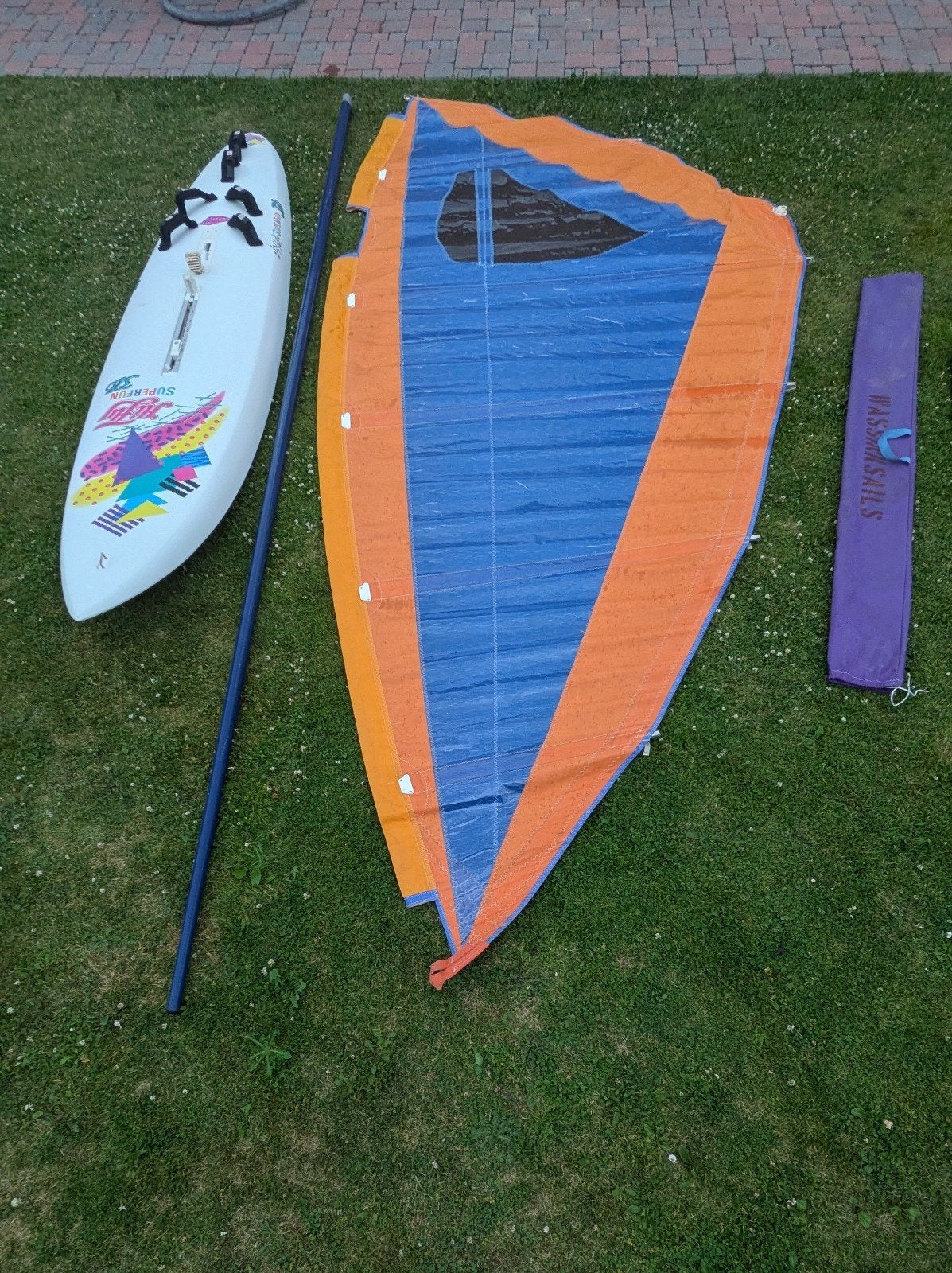 Surf set, Watersport en Boten, Windsurfen, Ophalen, Zeil