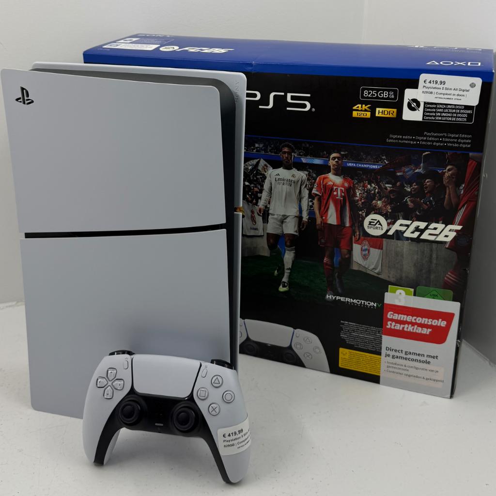 Playstation 5 Slim All Digital 825GB | Compleet in doos |, Spelcomputers en Games, Spelcomputers | Sony PlayStation 5, Dordrecht@usedproducts.nl