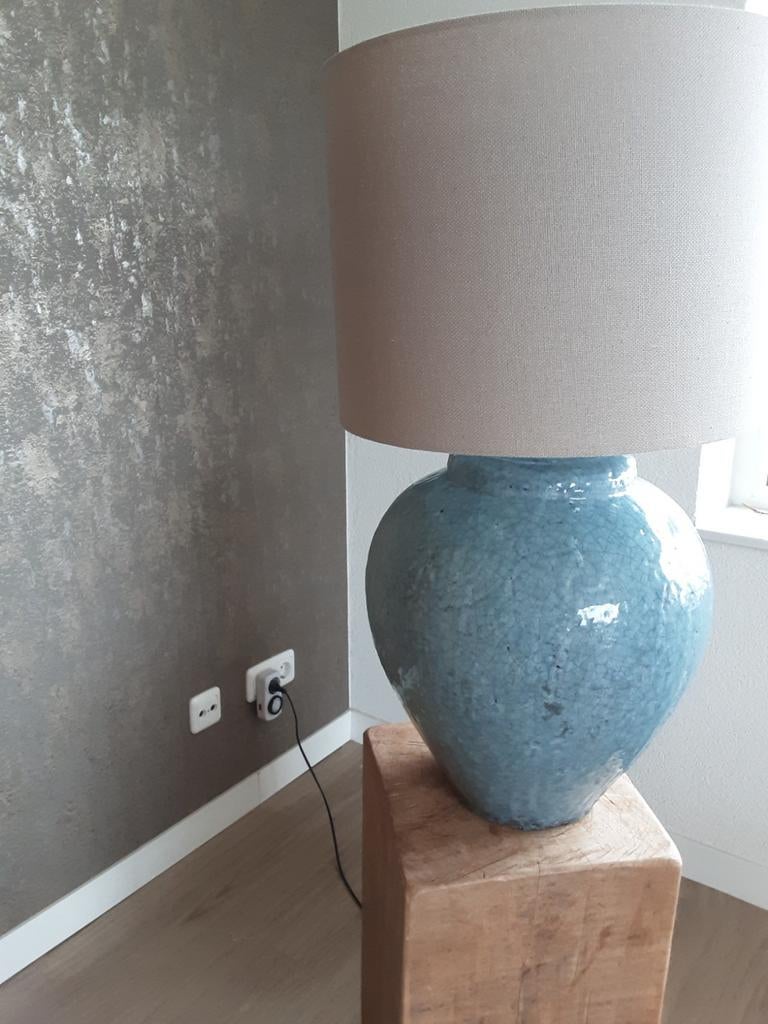Lampenvoeten met kappen, Verzenden, Zo goed als nieuw, Overige materialen, 50 tot 75 cm