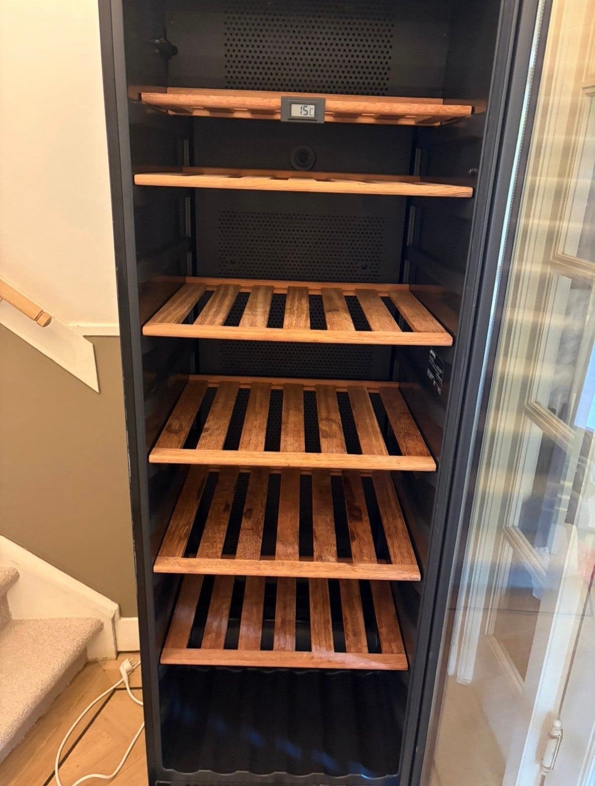 Smeg SCV115 Wijnkoelkast - 115 flessen - Zo goed als nieuw, Witgoed en Apparatuur, Koelkasten en IJskasten, Ophalen, Zonder vriesvak