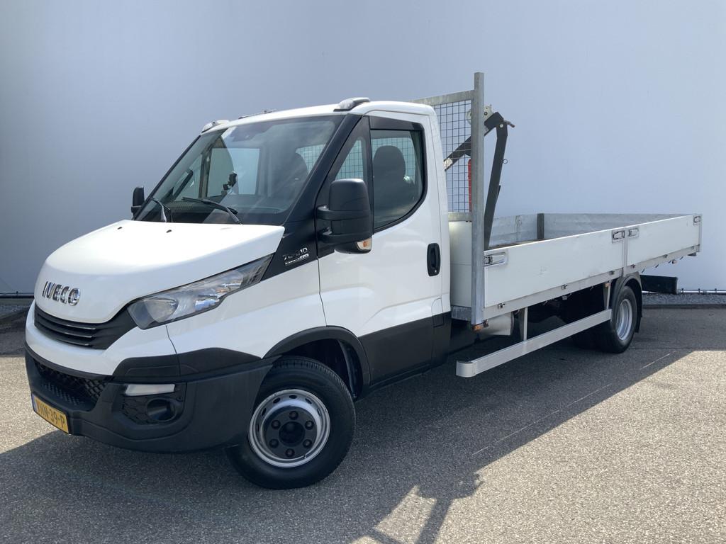 Iveco 70C21 Pick Up Automaat Airco Cruise hand Kraan 800 kg, Auto's, Iveco, Wit, Bedrijf, Diesel