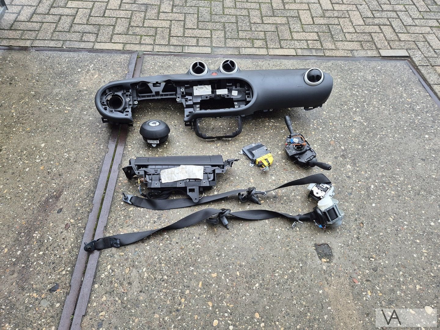 Smart Forfour 2013 - 2020 airbag set met dashboard €300, Auto-onderdelen, Gebruikt, -, -, Ophalen of Verzenden