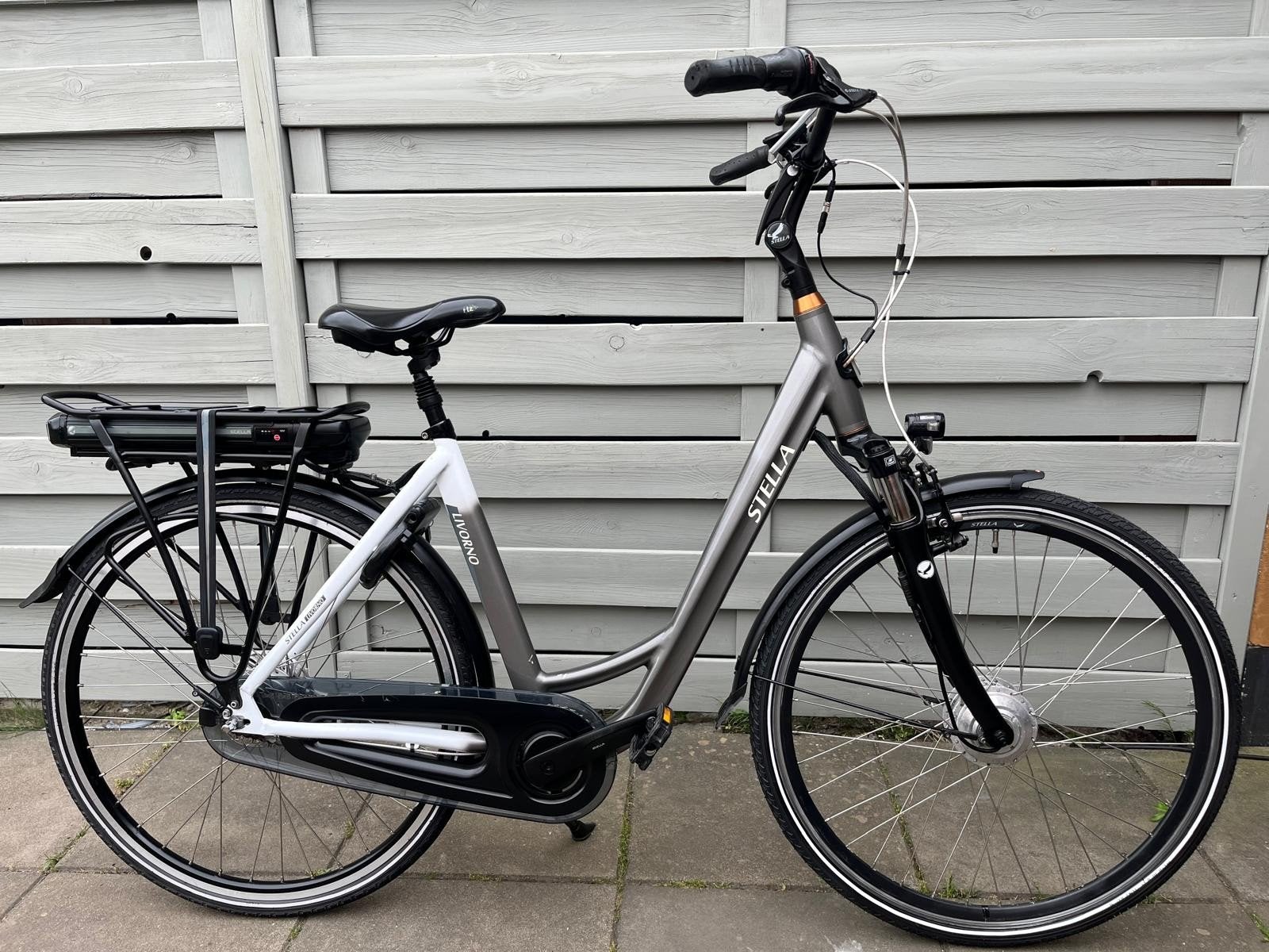 Elektrische fiets Stella, Zo goed als nieuw, 50 km per accu of meer, 55 tot 59 cm, Ophalen