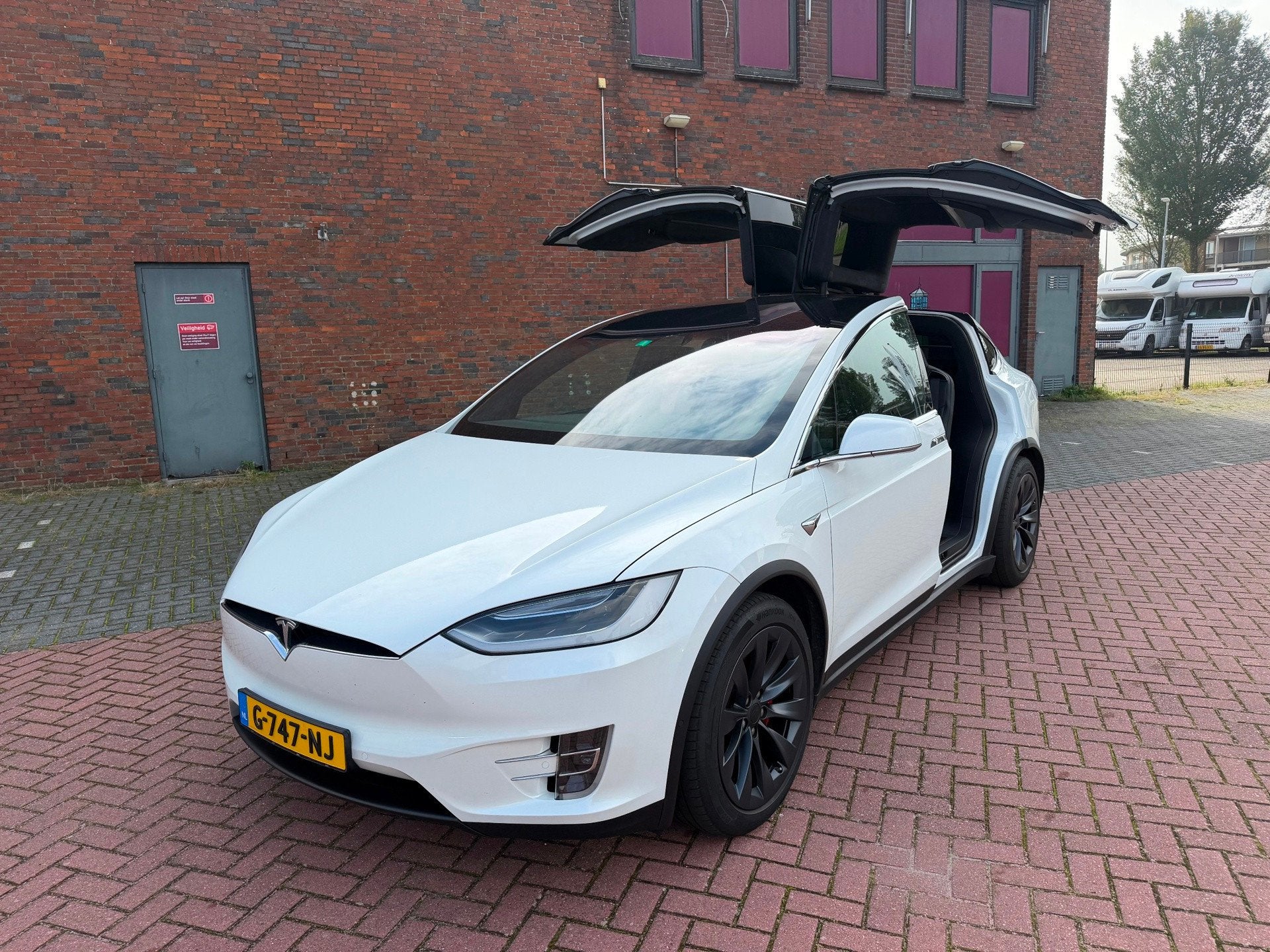 Tesla Model X Performance Ludicrous 7p. BTW 21%, Auto's, Automaat, Gebruikt, 100 kWh, 124 €/maand