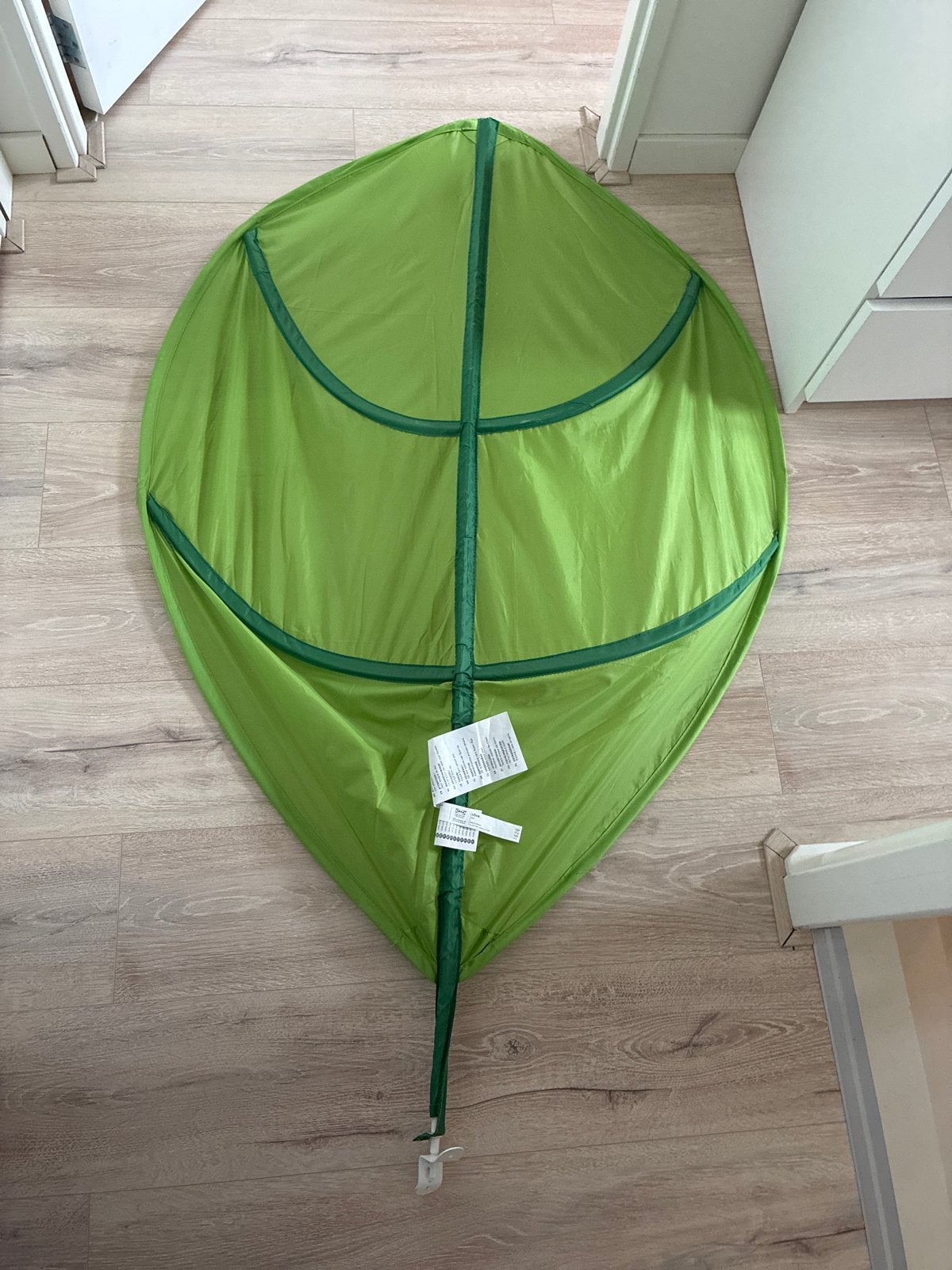 Lova bedhemel blad- ikea, Kinderen en Baby's, Ophalen, Groen, Zo goed als nieuw, Wanddecoratie