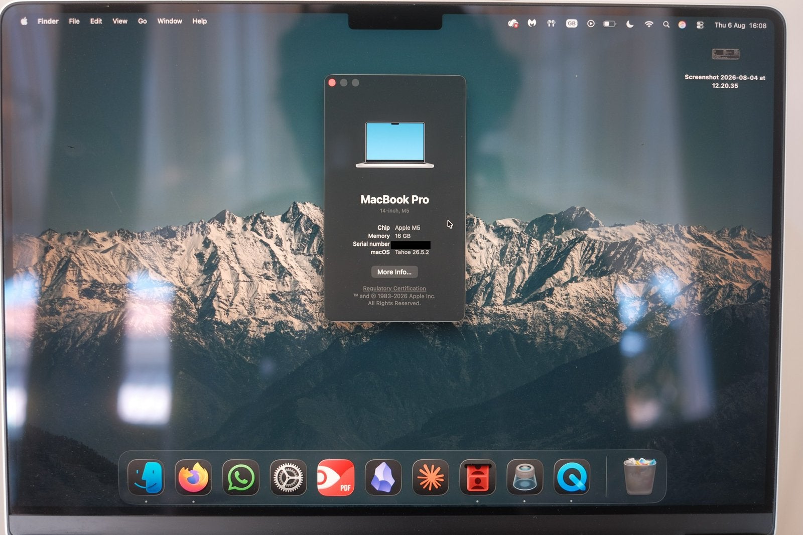 Foto 7 van Macbook Pro M5 Zilver (Zo goed als nieuw)