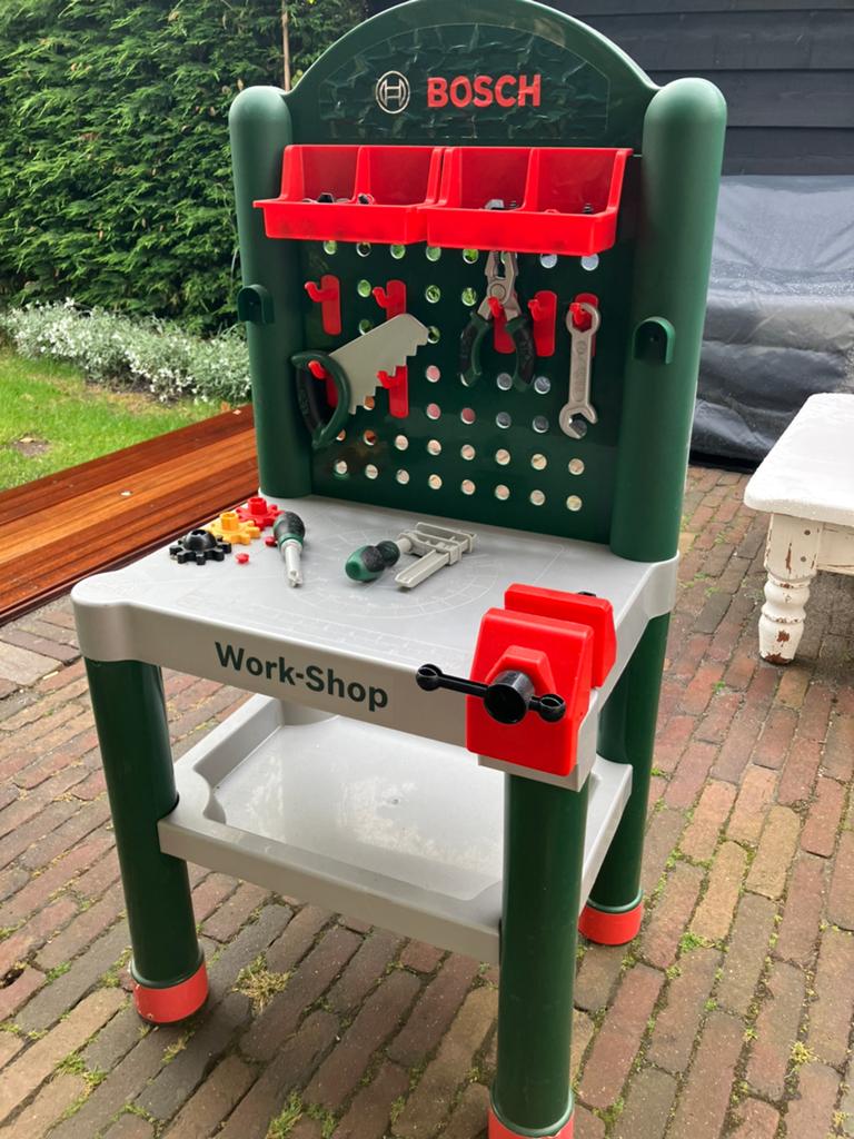Speelgoed werkbank, Kinderen en Baby's, Speelgoed | Overig, Ophalen, Jongen of Meisje