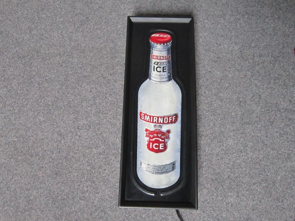 SMIRNOFF LAMP LICHTRECLAME, Ophalen, Gebruikt, Lichtbak of (neon) lamp