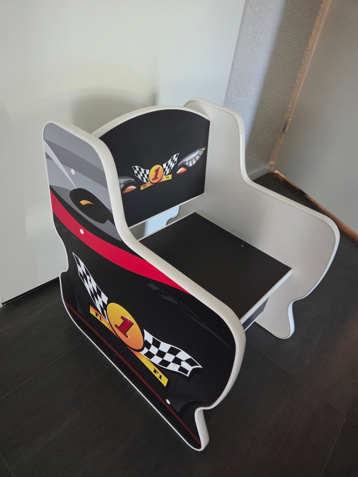 Top beds Kinder race stoeltje - F1 design, Ophalen, Gebruikt, Stoel