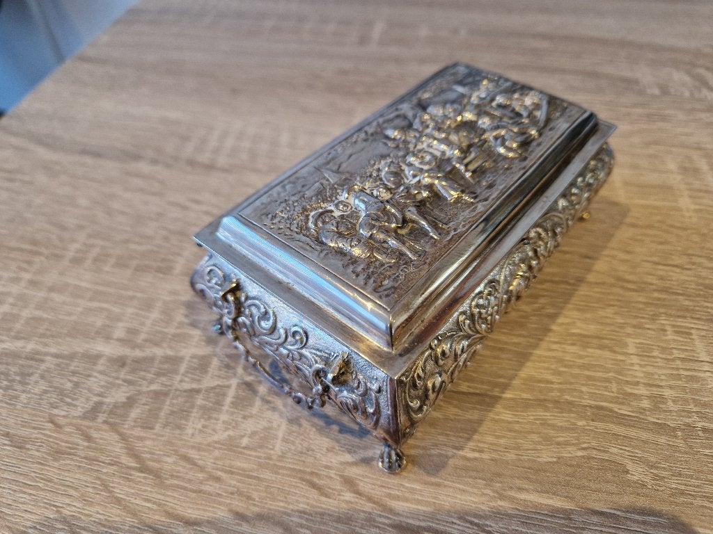Antiek Oud-Hollands sieradendoosje, Ophalen of Verzenden