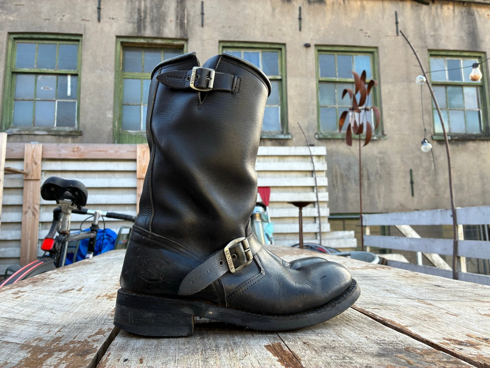 Sandra Engineer Boots maat 43 - Goodyear Welt, Ophalen of Verzenden, Gedragen, Zwart, Boots