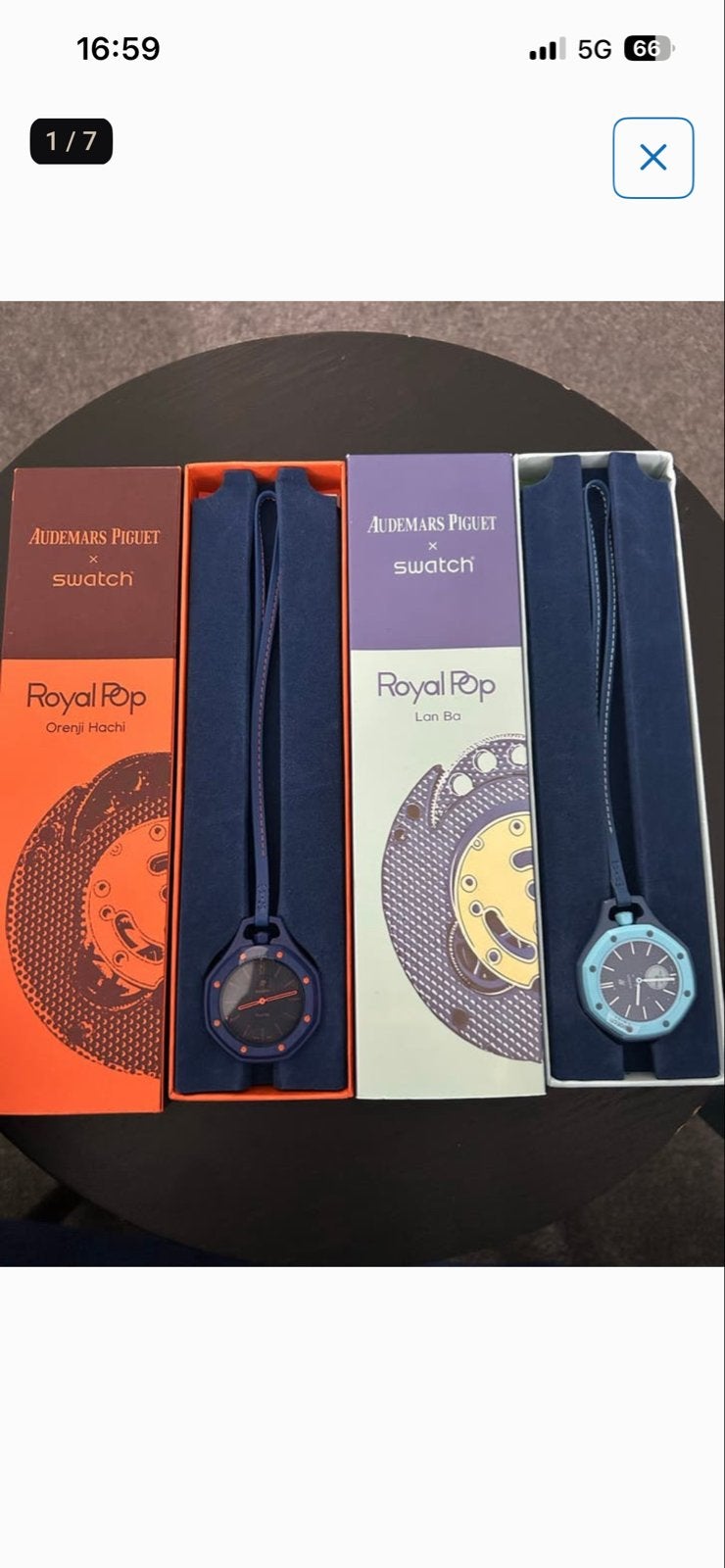 AP Swatch Royal Pop Zakhorloge - Limited Edition, Swatch, Nieuw, Ophalen of Verzenden, Kunststof