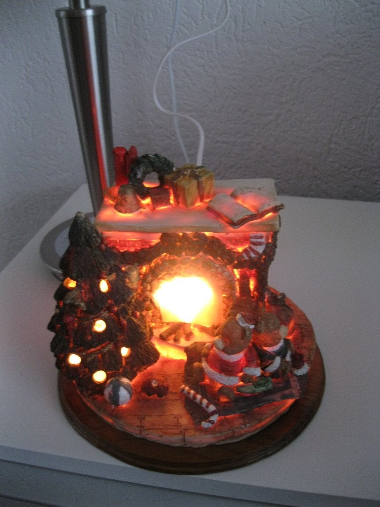 Vintage kerstlampje jaren 70 afmetimgen : 19 x 20 cm, Diversen, Kerst, Ophalen of Verzenden, Zo goed als nieuw