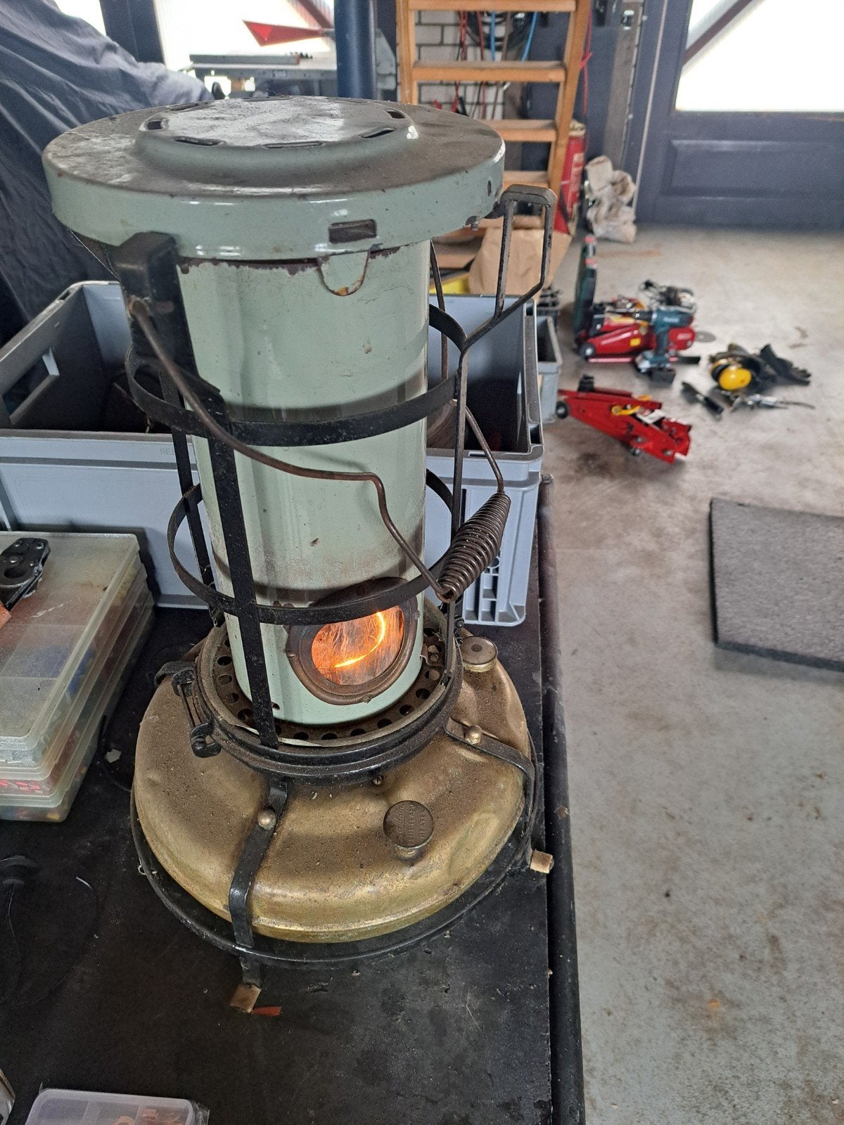 2 Stuks Aladin bleu flame heaters ( Werkend ), Ophalen
