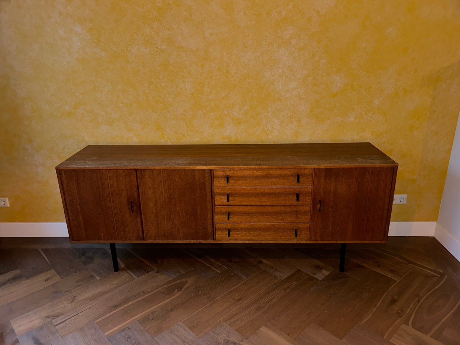 Vintage Scandinavisch Dressoir - Teak hout - Antiek, Ophalen