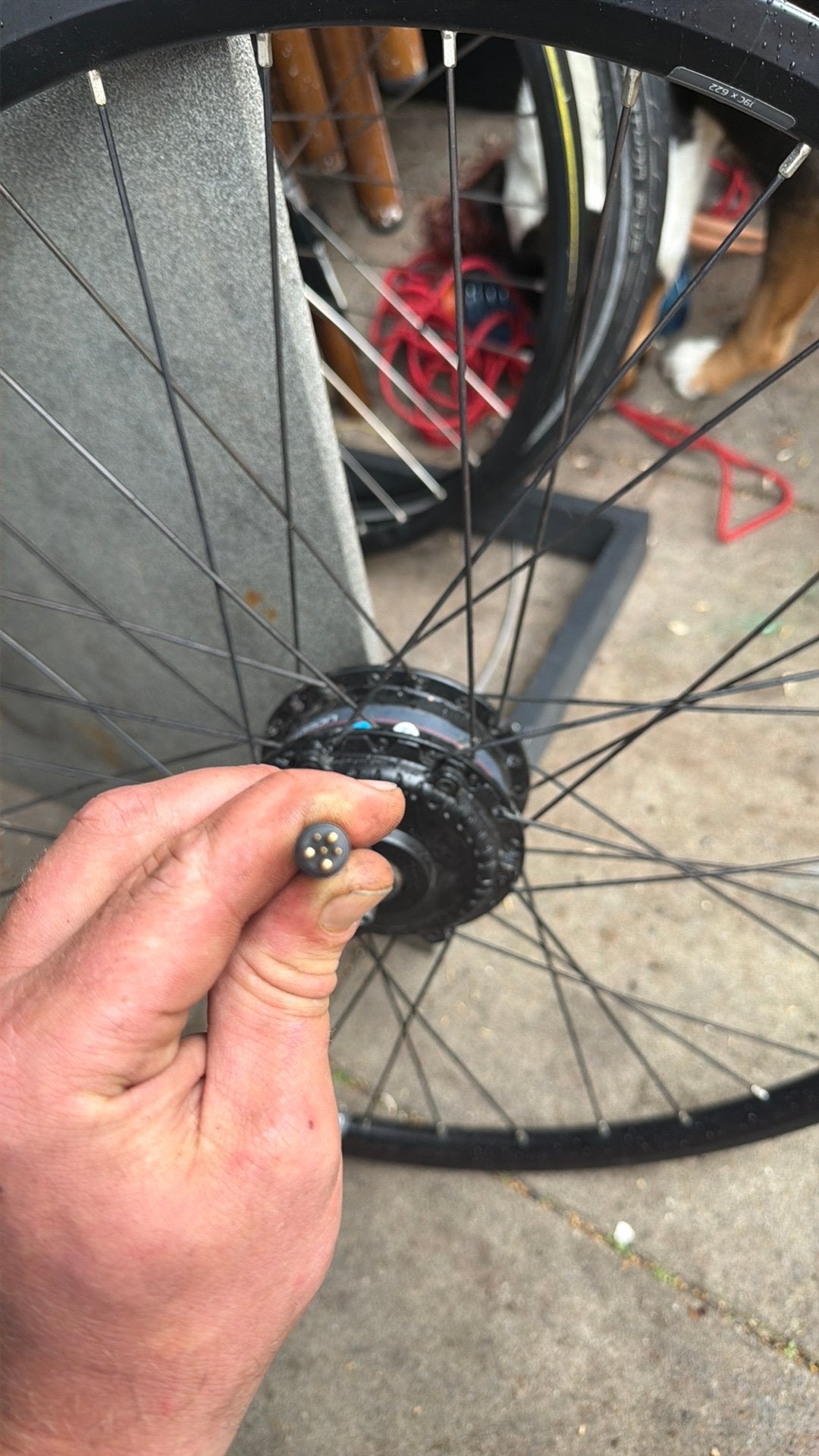 Voorwiel motor 6 pin Eleon pro 40 d, Ophalen of Verzenden, Zo goed als nieuw, Motor